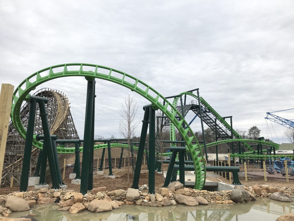 A behind the scenes look at Busch Gardens' new roller coaster